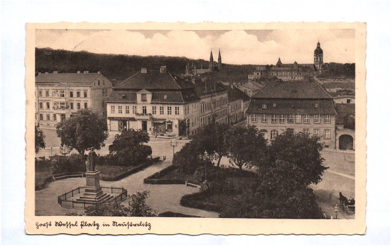 Ak Neustrelitz Wessel Platz 1936 