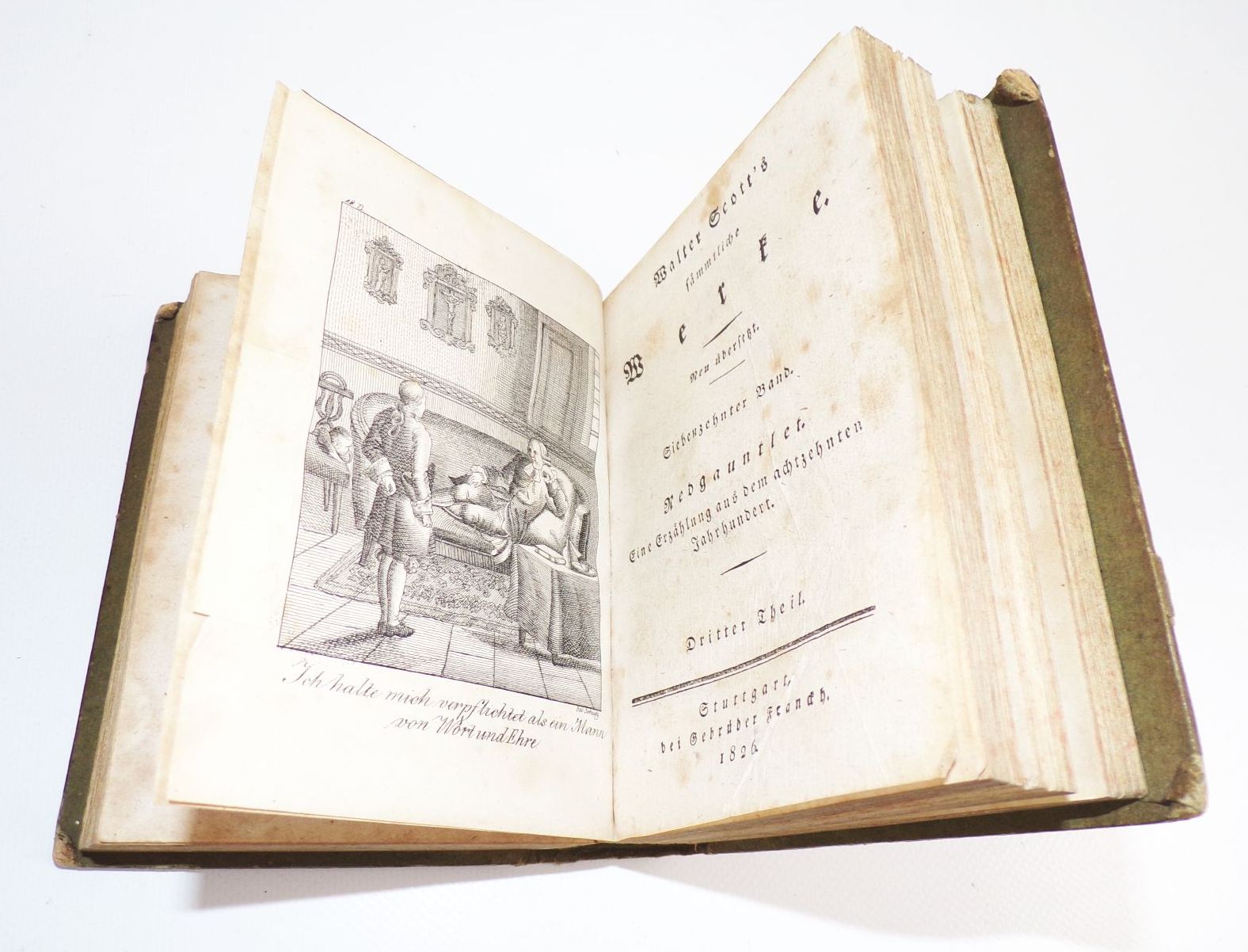 Walter Scott Werke 15 Band Redgauntlet 1826