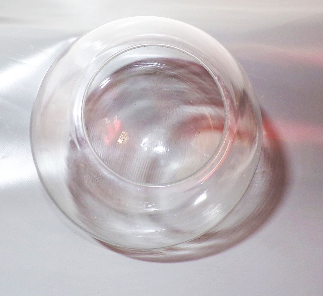 Lampenschirm Kugel Ersatzglas D 23 cm transparent Glaskugel Lampenglas 