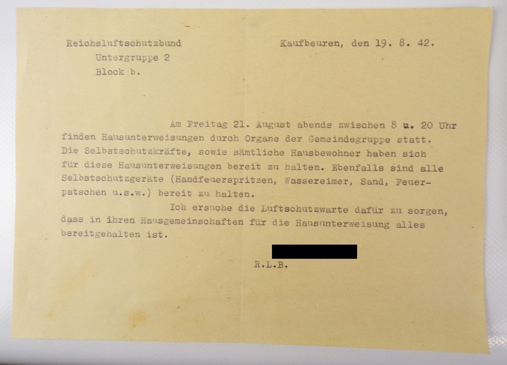 Luftschutz 2 Wk Dokumente Flugblätter Phosphorbomben Kaufbeuren Luftschutz 2 Wk Dokumente Flugblätter Phosphorbomben Kaufbeuren