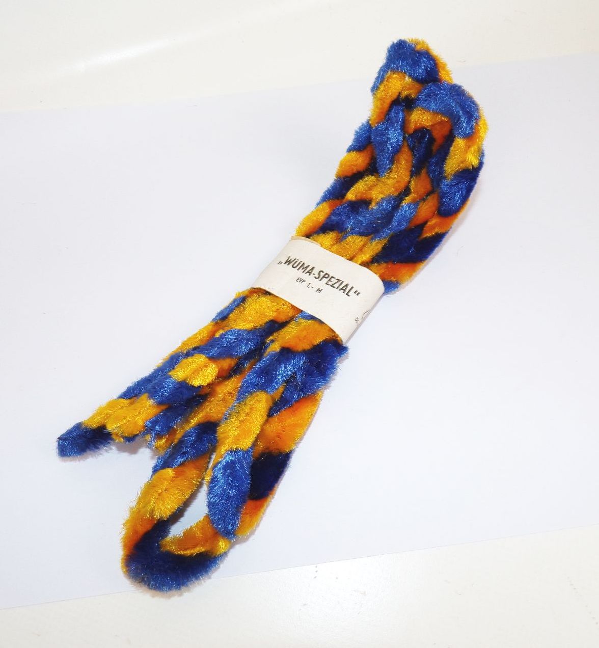 Wüma Putzring Nabenputzring blau gelb DDR Nabenring Oldtimer 