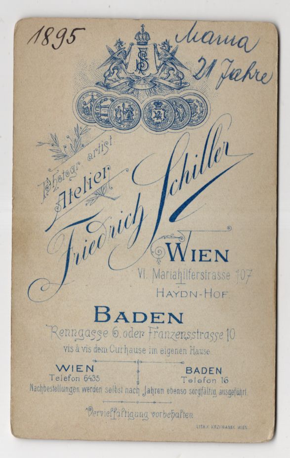 CdV Foto Dame in feiner Mode mit Schirm Schiller Baden 1895 CdV Foto Dame in feiner Mode mit Schirm Schiller Baden 1895