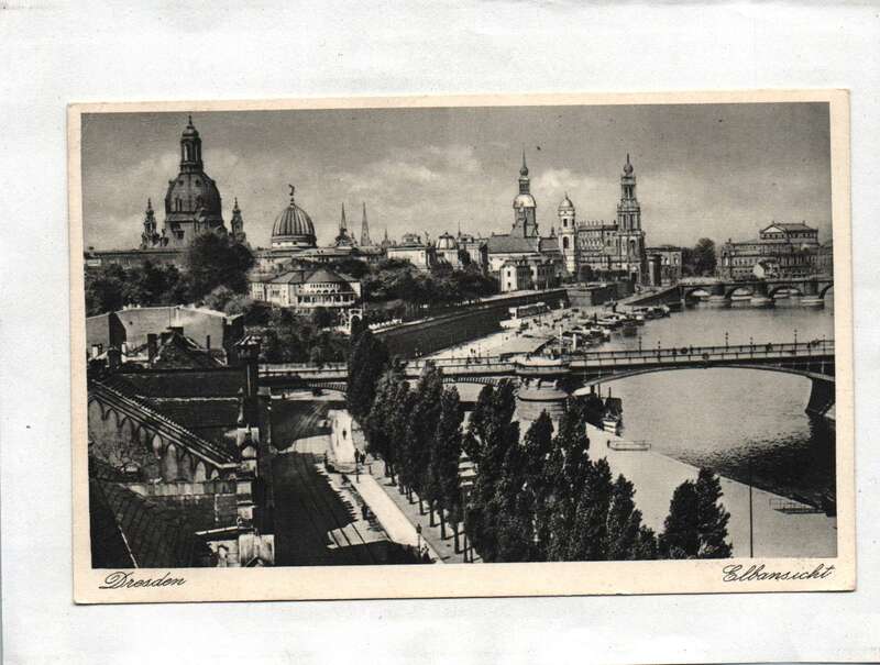 Ak Dresden Elbansicht1935