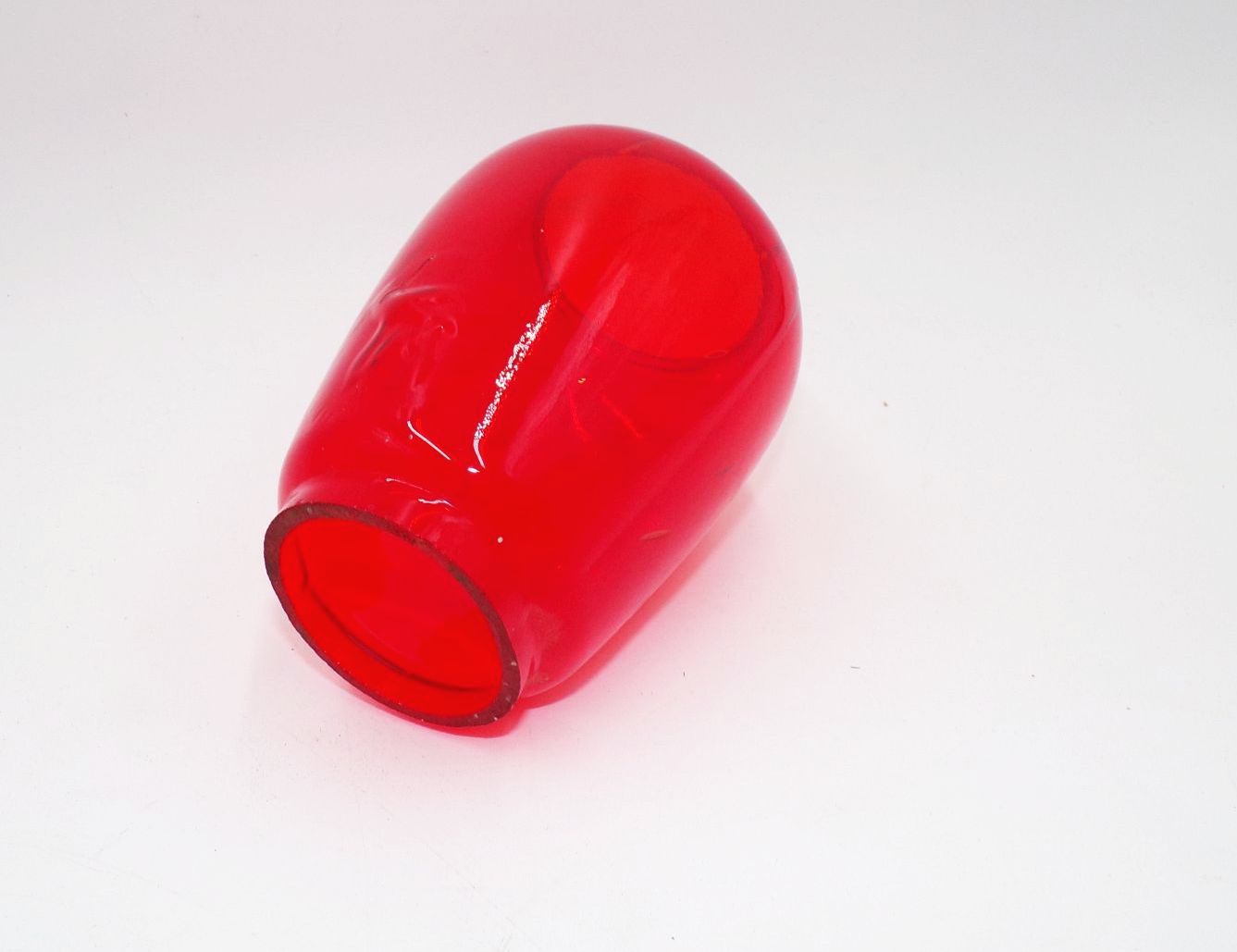 Altes Feuerhand Lampenglas Rot Ersatzglas Lampenschirm Deko Altes Feuerhand Lampenglas Rot Ersatzglas Lampenschirm Deko