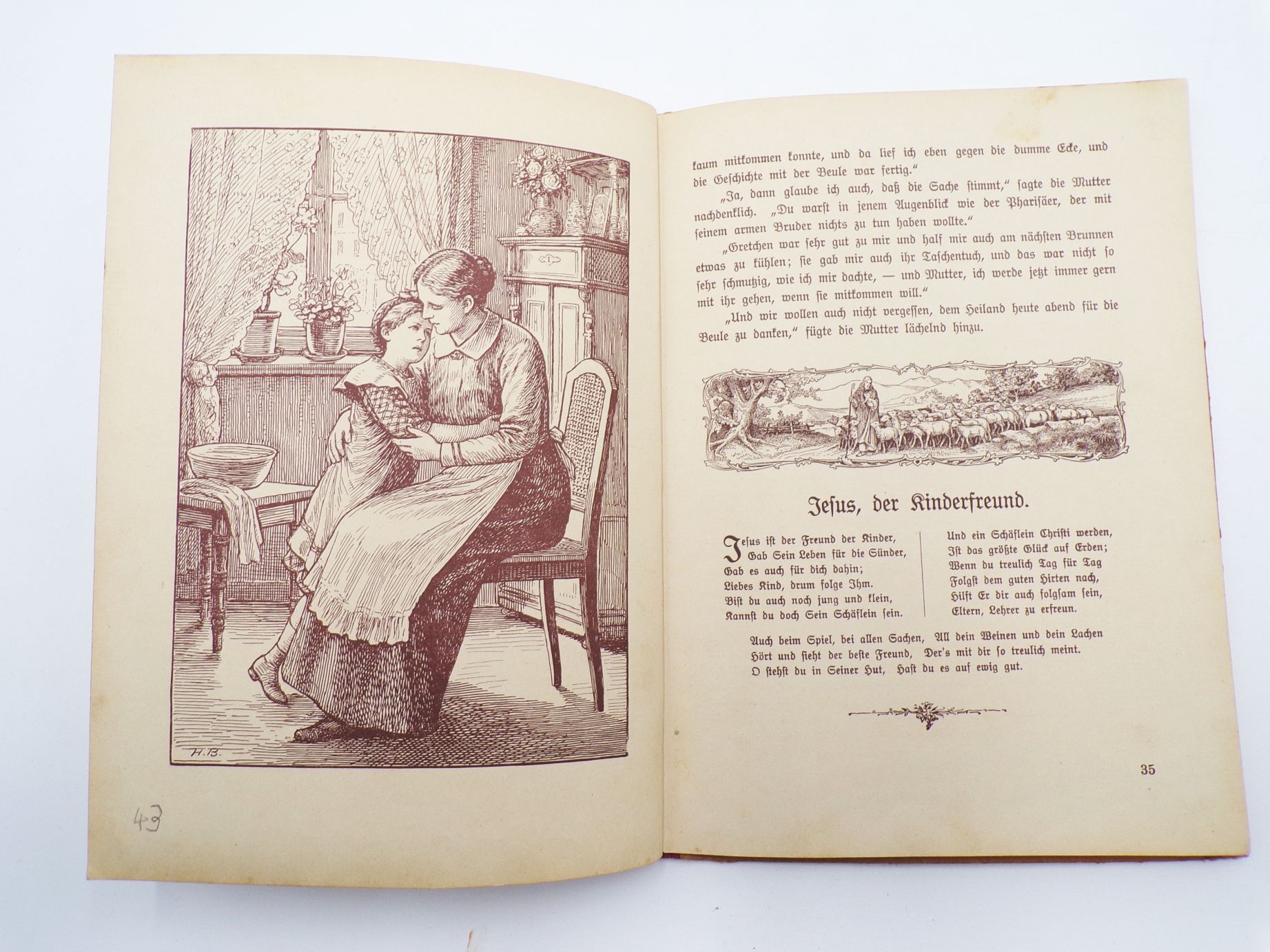 Lämmerweide Bilderbuch für unsere lieben Kinder Garmführ um 1900