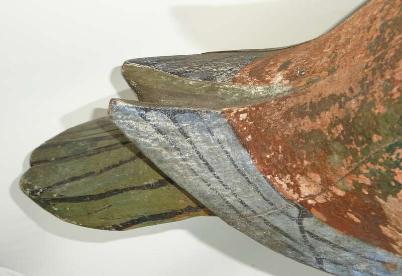 Uralte Lockente Holz Ente Jagd Attrappe Lockvogel Sammler 