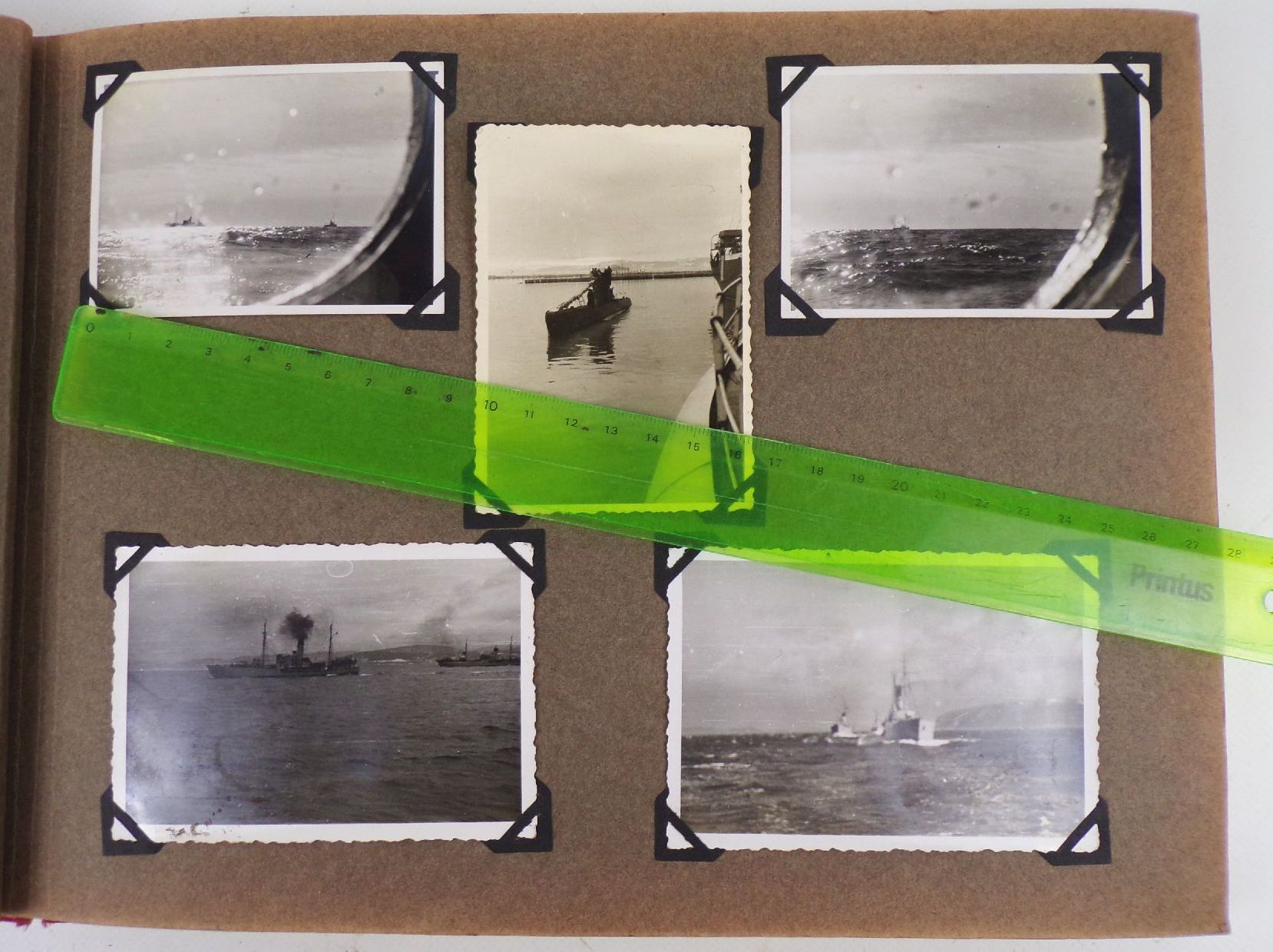 Marine Fotoalbum 2 Wk Schiffe Libau Norwegen Fjorde Matrosen WW2