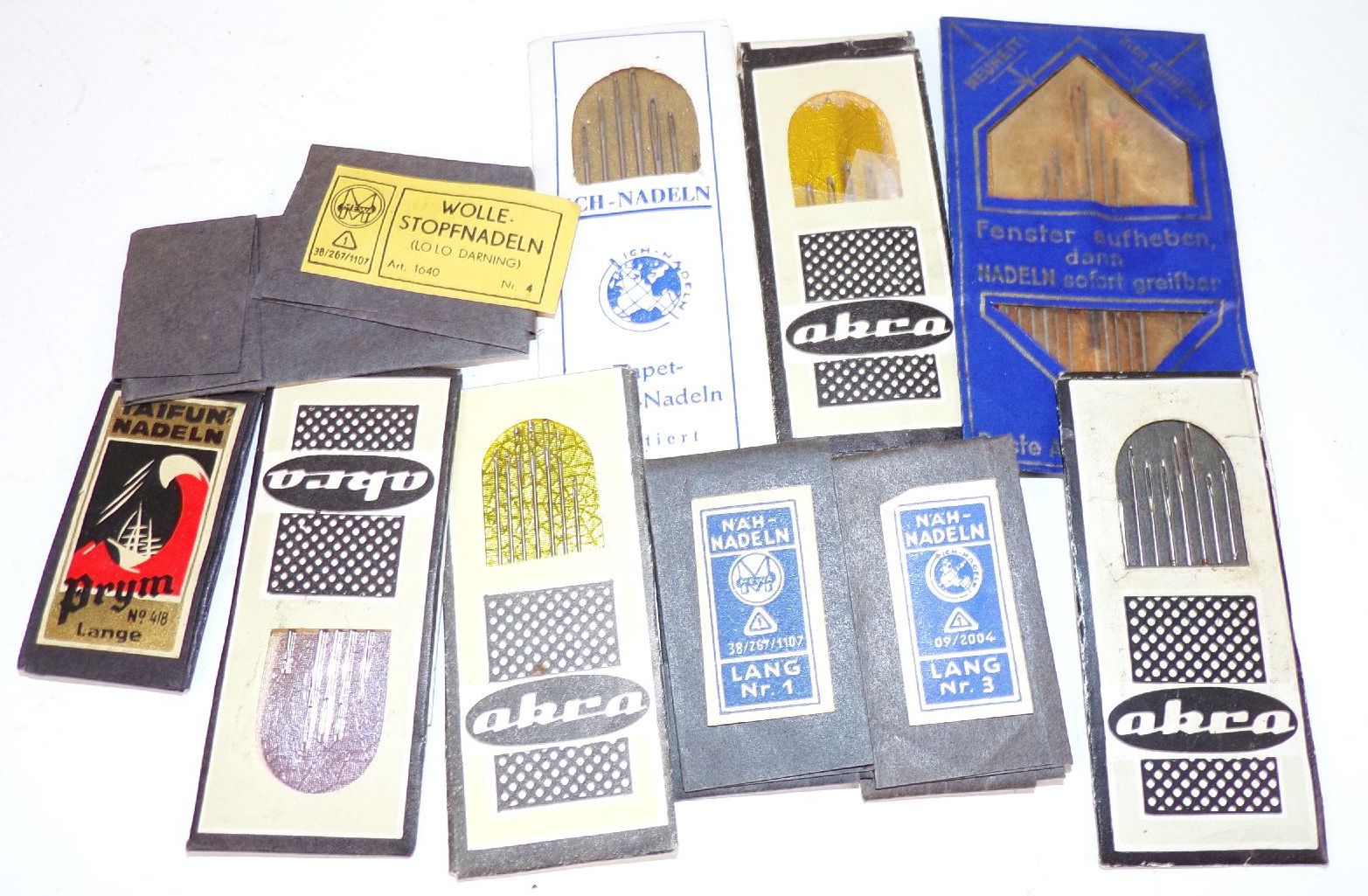 Konvolut alte Nadelmappen needles Nähen Nadeln Stopfnadel Konvolut alte Nadelmappen needles Nähen Nadeln Stopfnadel