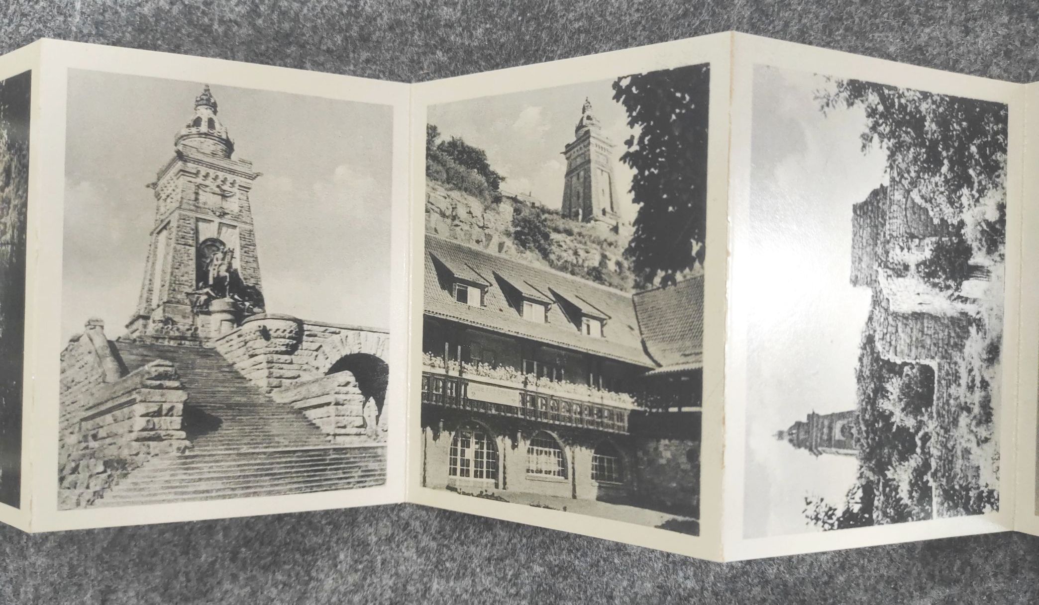 Leporello Kyffhäuser 10 Bilder DDR 1957 Leporello Kyffhäuser 10 Bilder DDR 1957