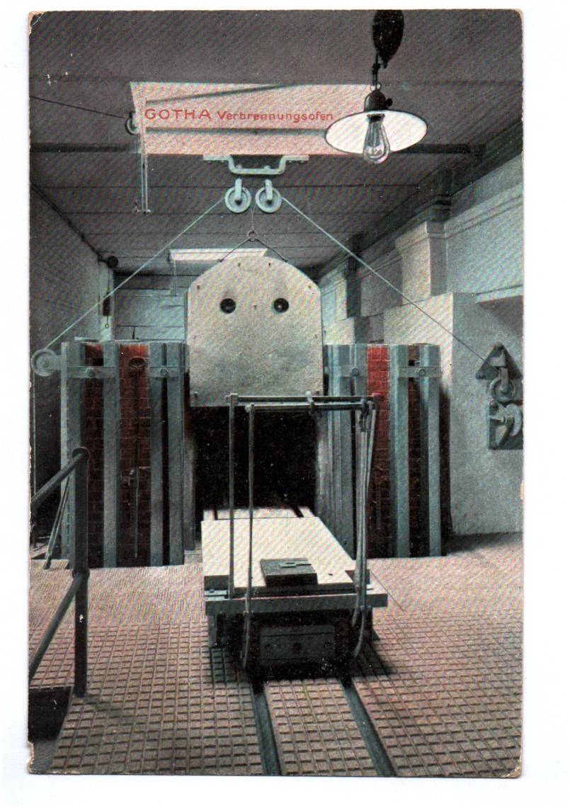 Ak Gotha Verbrennungsofen um 1910 Krematorium 