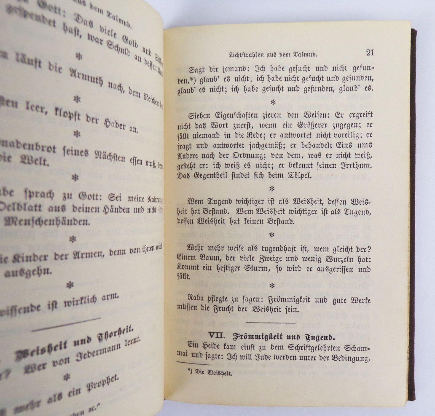 Lichtstrahlen aus dem Talmud von J Stern Rabbiner um 1900 Reclam 