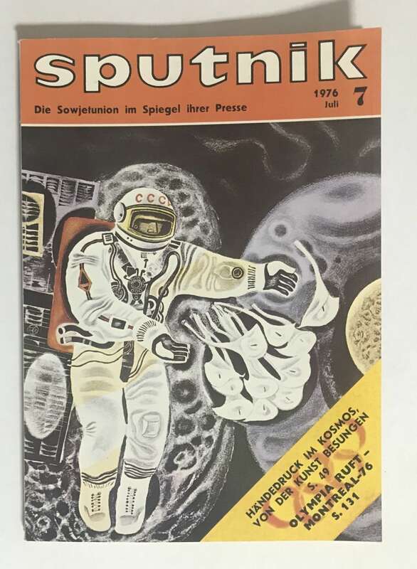 Sputnik Hefte UDSSR Bücher verschiedene Jahrgänge 1971 bis 1976