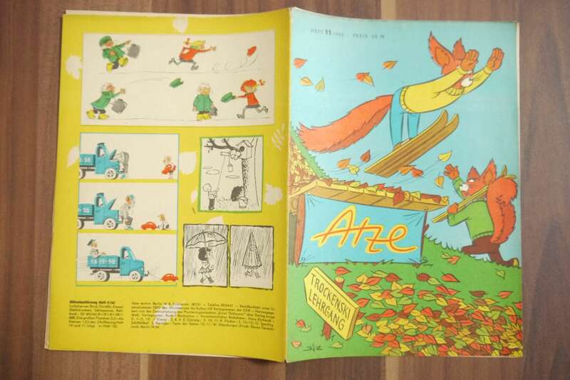 Atze Trockenski Lehrgang 1962 Heft 11 DDR Zeitschrift Kinder
