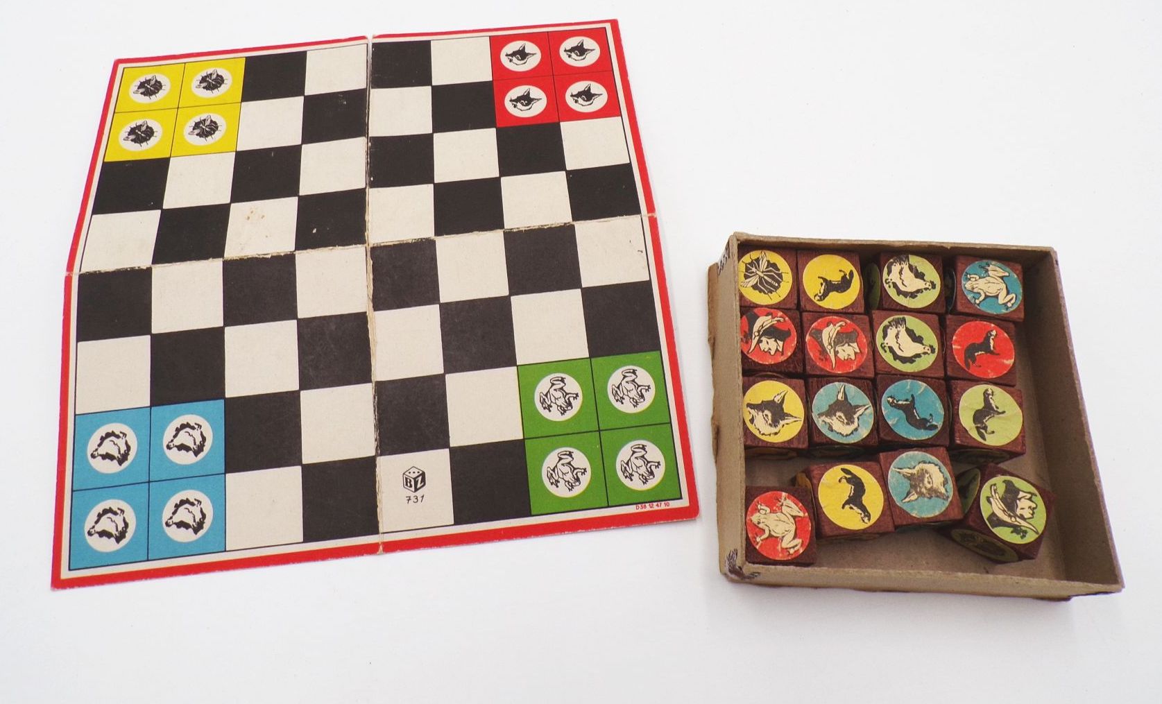 Schnell ins Nest Schnappspiel des Bezet Verlag 1956