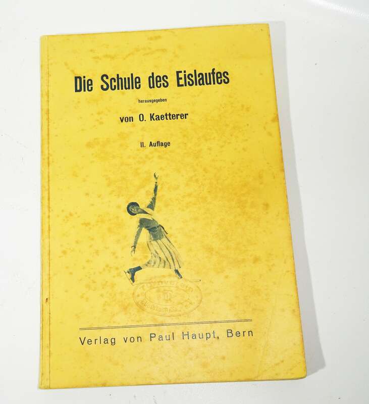 Die Schule des Eislaufes Kaetterer 1932 Eiskunstlauf