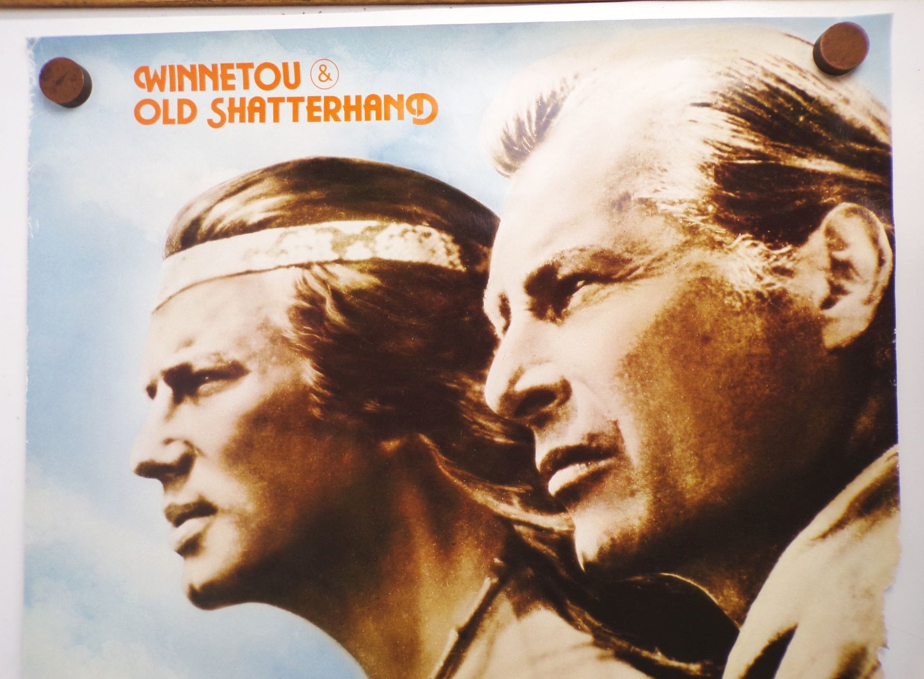 Winnetou und Old Shatterhand 1986 vintage Filmplakat Barker Price Winnetou und Old Shatterhand 1986 vintage Filmplakat Barker Price