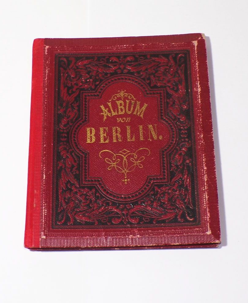 Leporello Album von Berlin um 1890 Bildband Buch