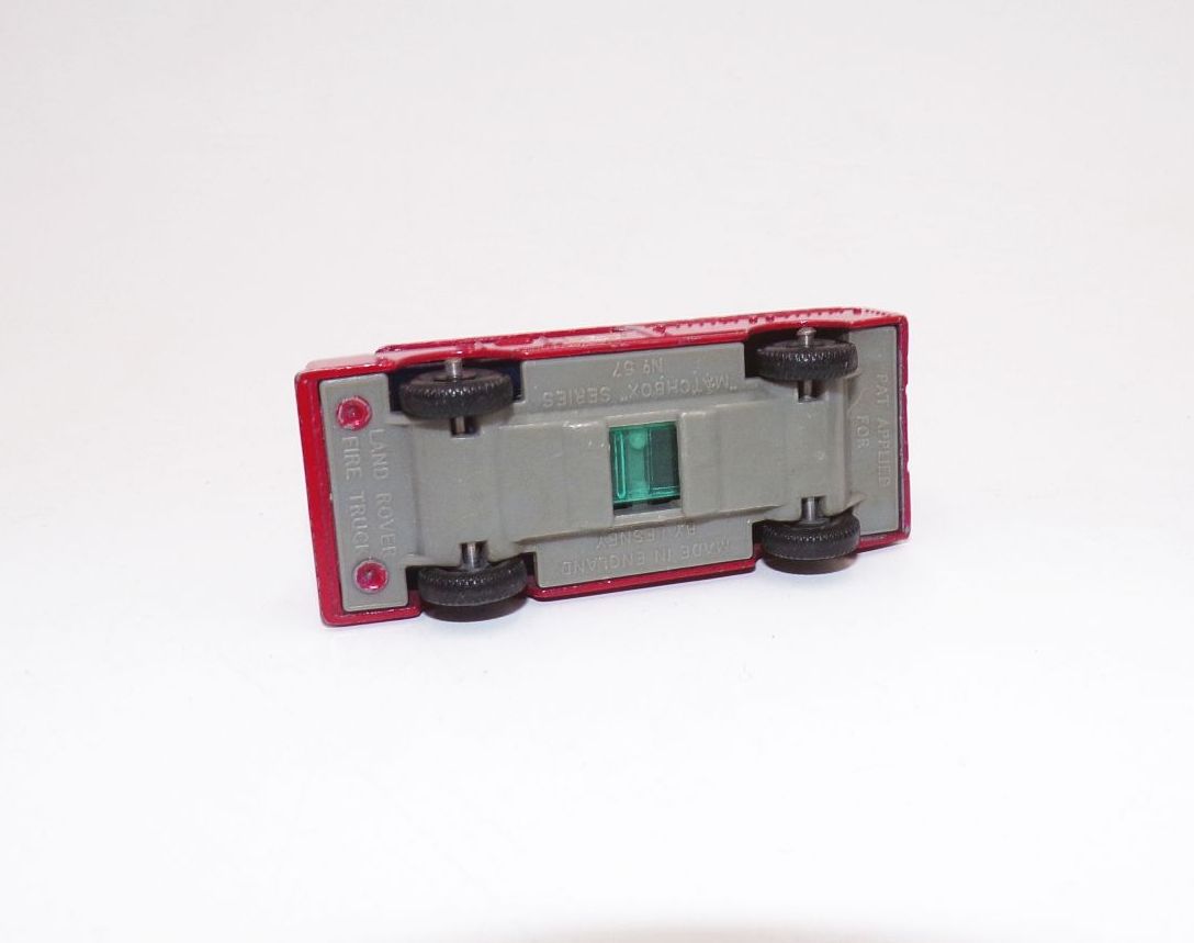 Matchbox No 57 Land Rover Fire Truck mit OVP vintage