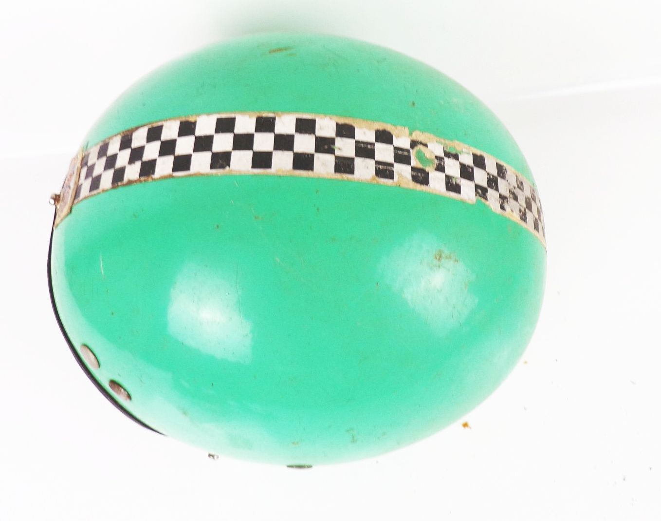 Halbschale Mopedhelm Grün Größe 54 Sturzhelm DDR Brille