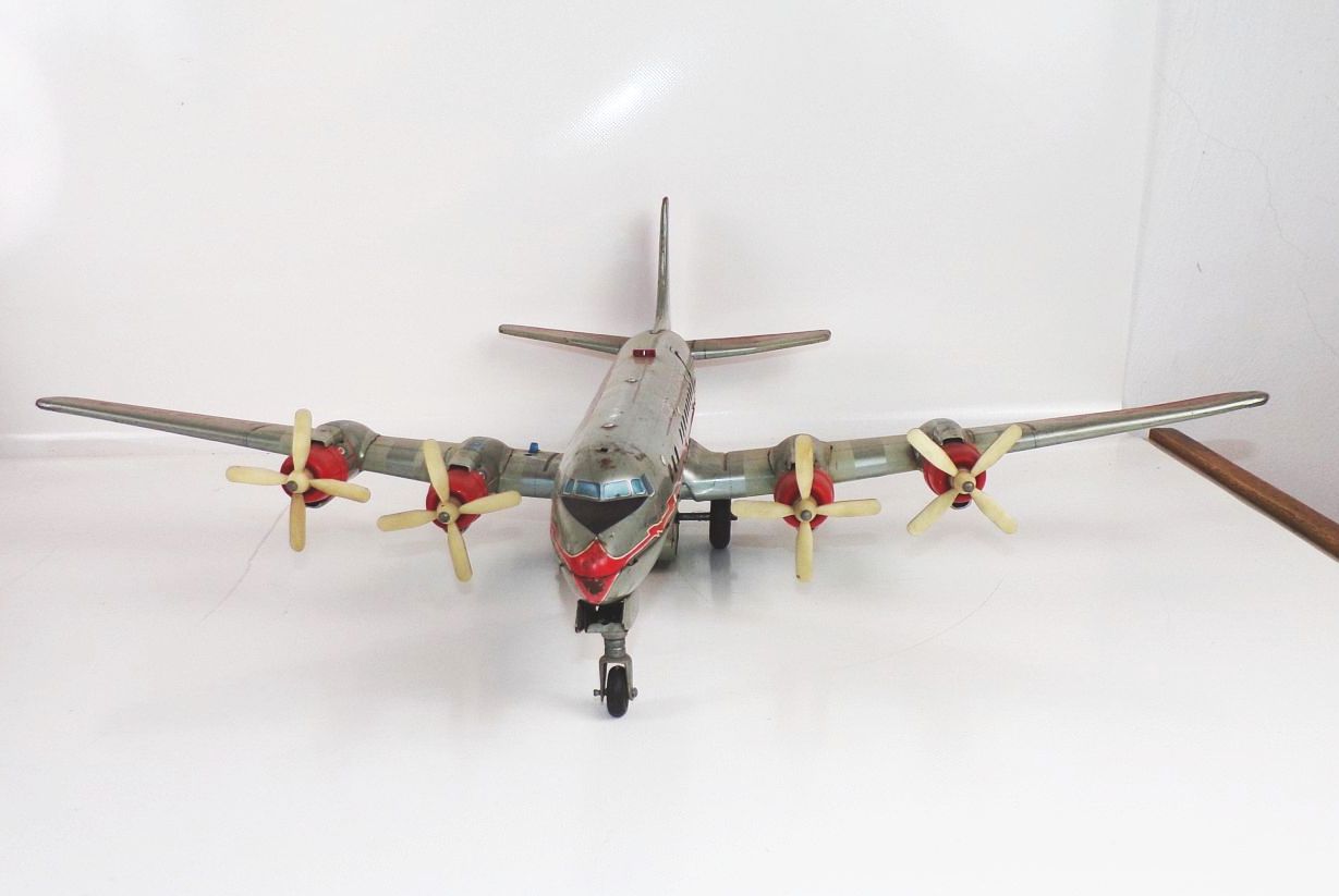 Blechflugzeug American Airlines N4070A Made in Japan 60 cm Spannweite