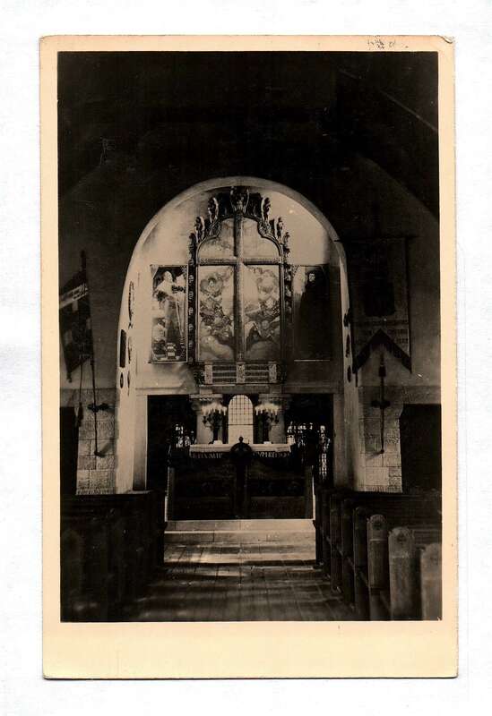 Ak Foto Interieur der Gustav Adolf Kapelle bei Lützen