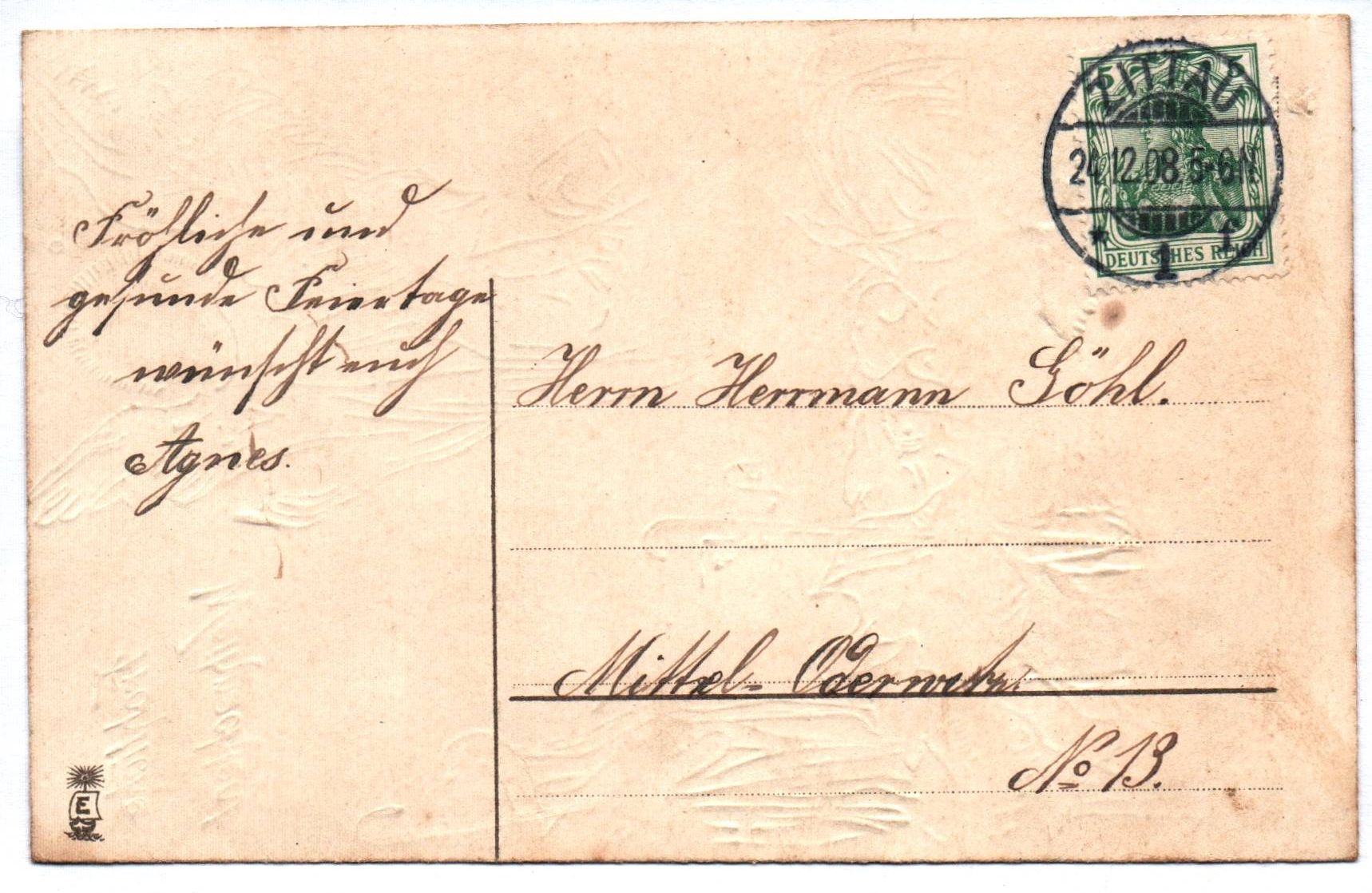 Künstler Ak Fröhliche Weihnachten Engel Hirten Schafe 1908