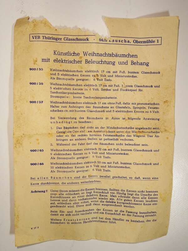 Alter Weihnachtsbaum Christbaum beleuchtet Tischweihnachtsbaum 20 cm