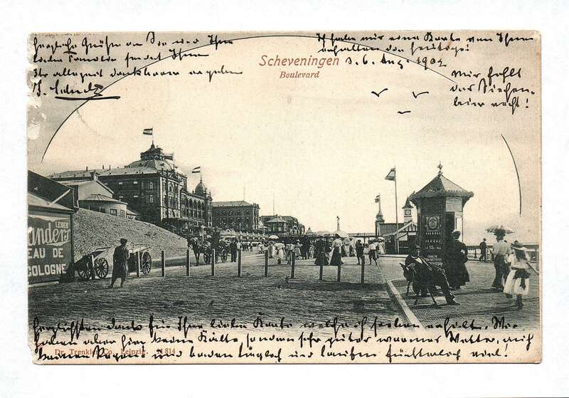 Ak Scheveningen Boulevard 1902