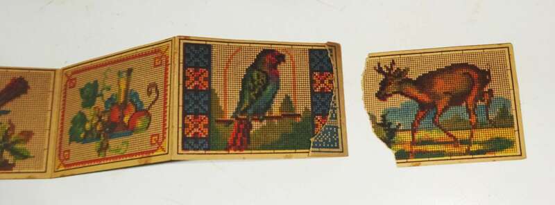 Konvolut Stickerei Vorlagen Handgemalt Grünthal Verlag Amalie Roch Handarbeit 1900er 