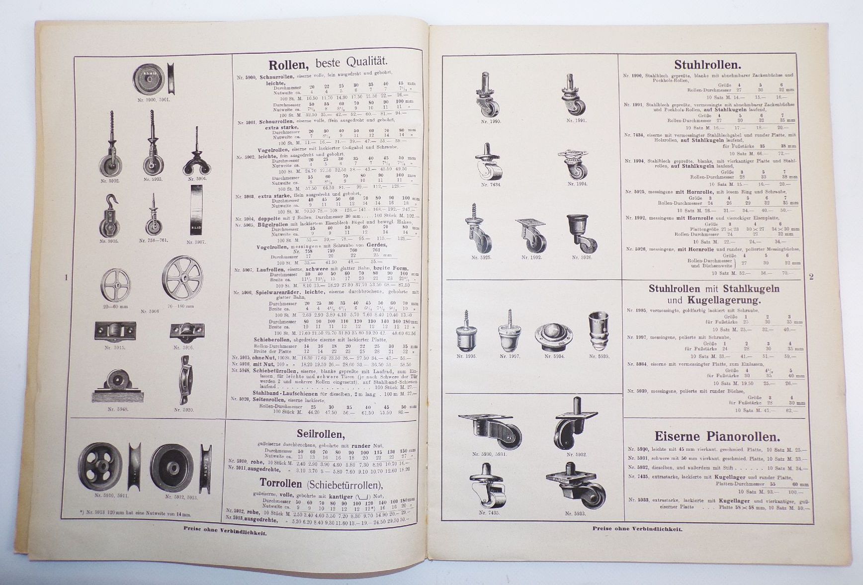 Alter Katalog Belaco Kurzwaren Werkzeuge 1926 Schlösser Klingel Haken 