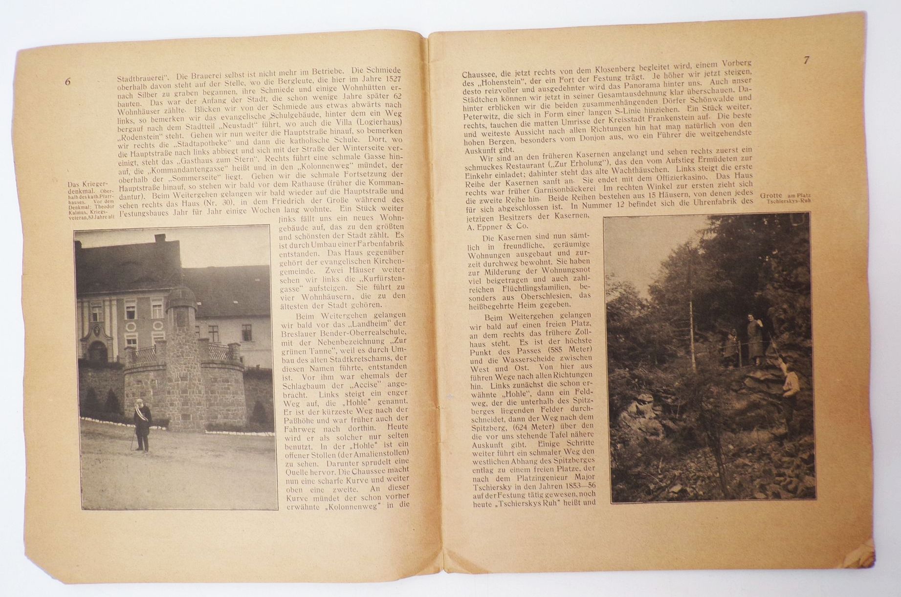 Geschichte der Stadt und Festung Silberberg Eulengebirge Schlesien