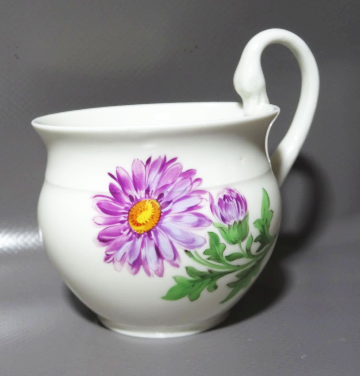 Meissen Gedeck Schwanenhals Blumen Dekor Gerbera 3 Wahl 
