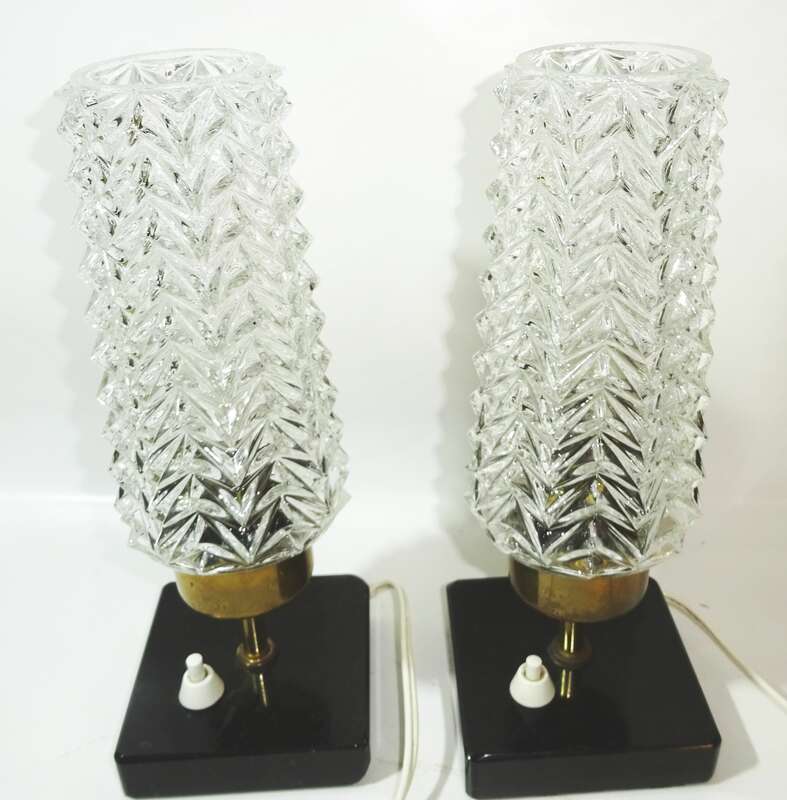 DDR Nachttischlampen Paar Tischlampen Leuchten Nachttischleuchte