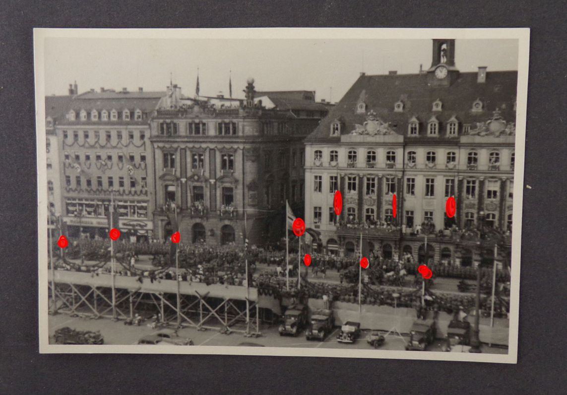 4 original Fotos Truppeneinmarsch Dresden 1940 4 original Fotos Truppeneinmarsch Dresden 1940