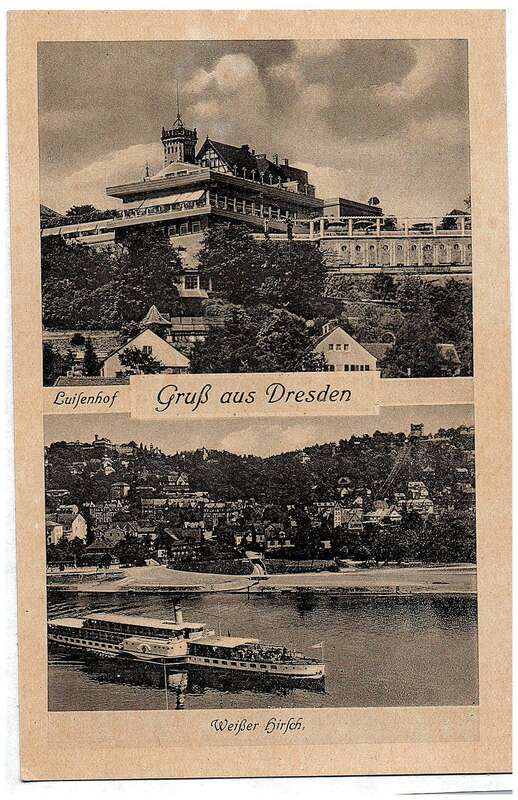 Ansichtskarten Gruß aus Dresden 5 Stück alte Postkarten Sachsen