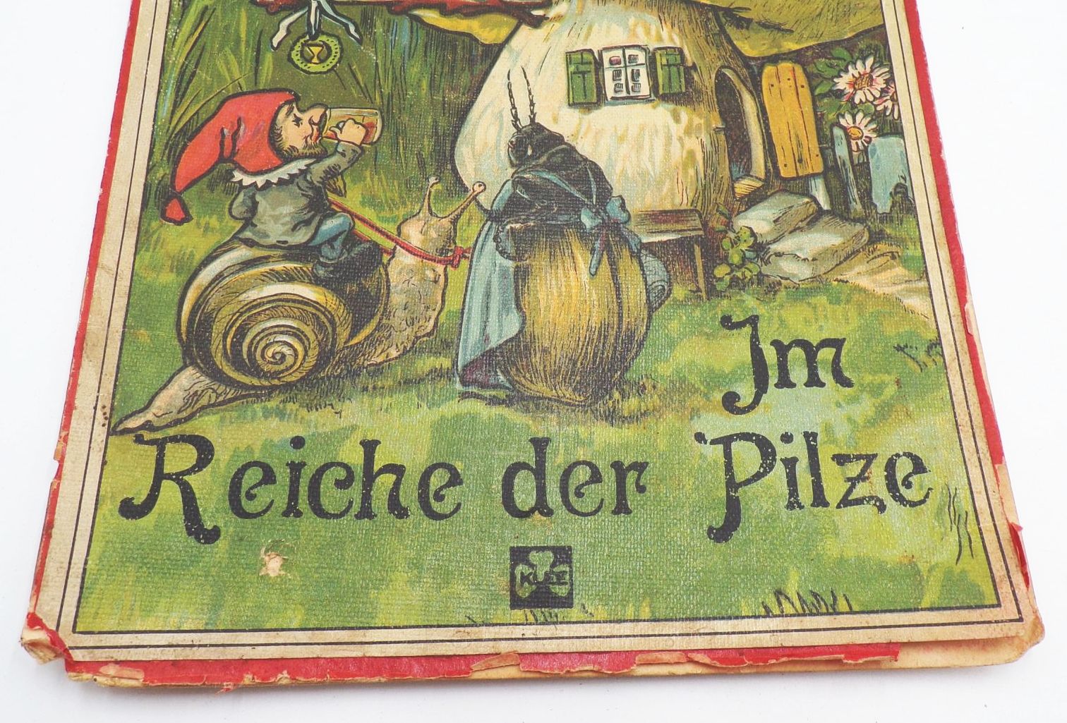 Klee Im Reiche der Pilze Wichtel Zwerge um 1920 Spielplan Brettspiel Klee Im Reiche der Pilze Wichtel Zwerge um 1920 Spielplan Brettspiel