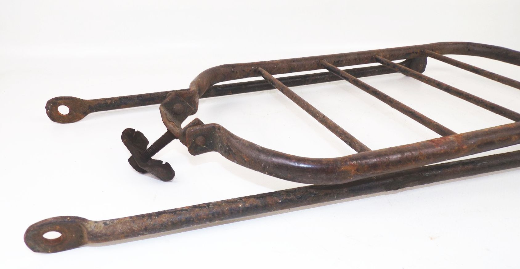 Alter Motorrad Gepäckträger Vorkrieg Oldtimer 