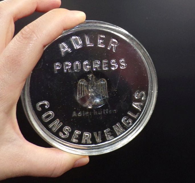 Altes Adler Progress Einmachglas Vorratsglas Konservierungsglas 