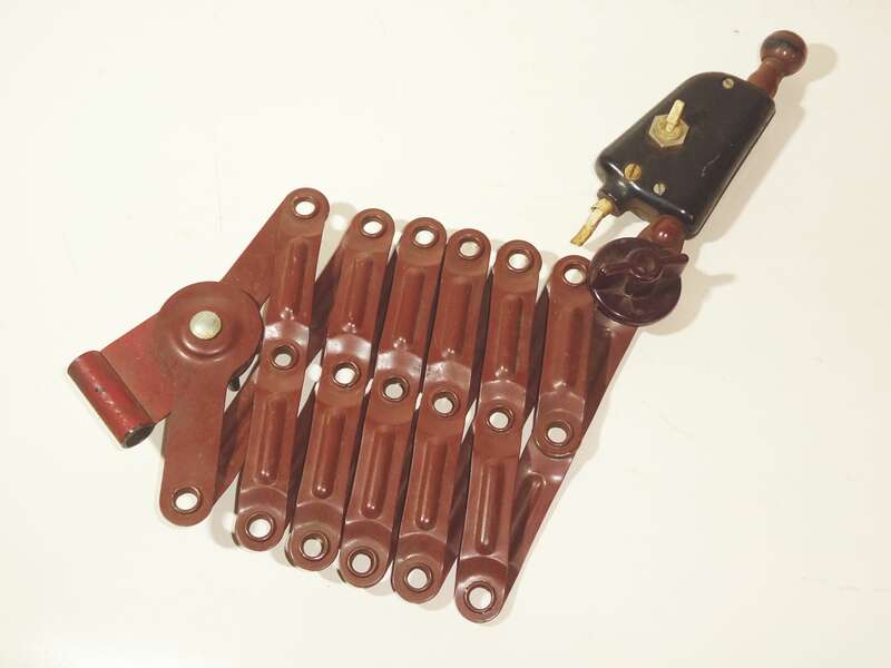 Alte Schere für Scherenlampe Zweckleuchtenbau Ersatzteil Leuchte 