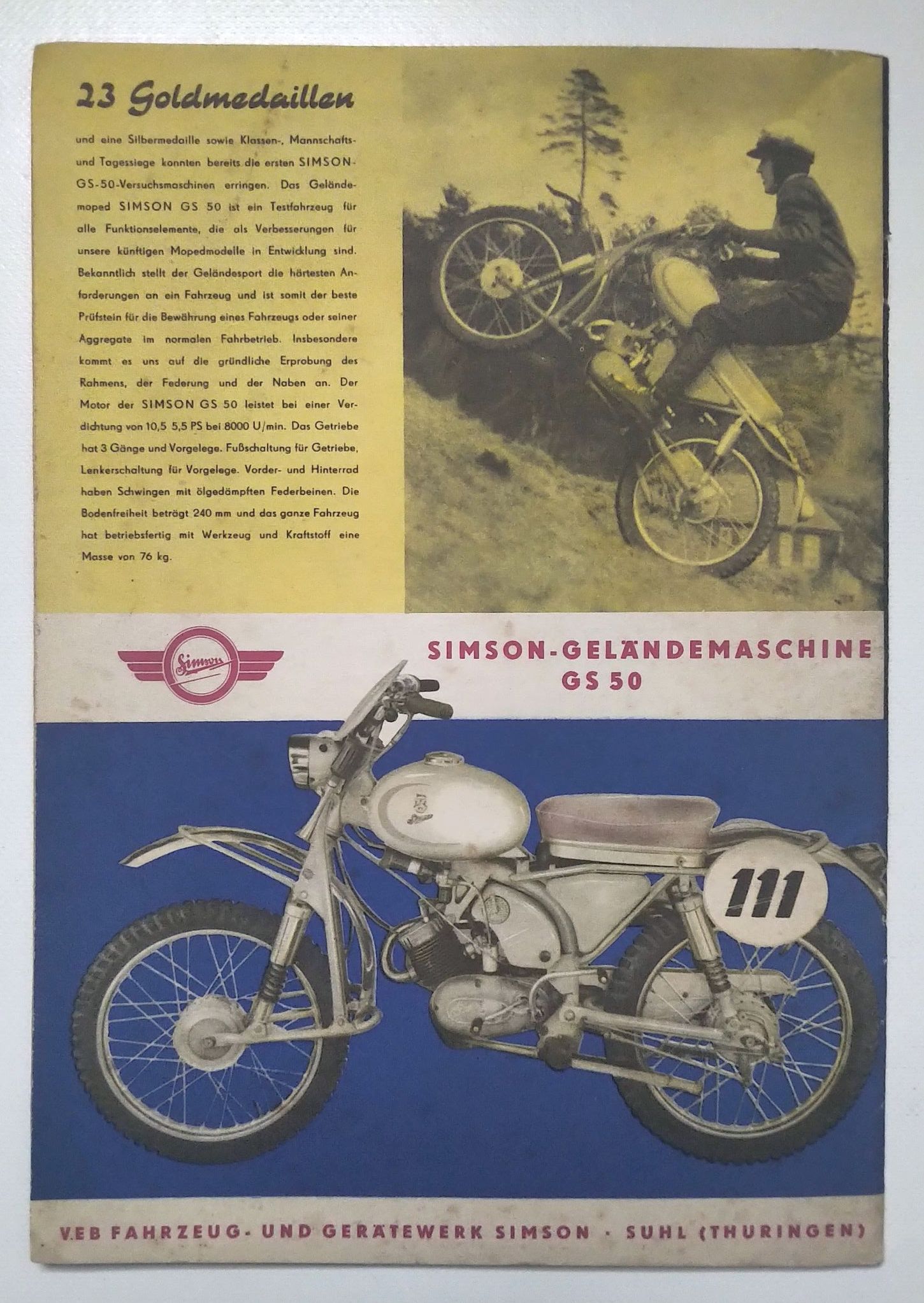 Kraftfahrzeugtechnik Zeitschrift DDR Nr 4 Simson Moped SR 2 E 1963 Kraftfahrzeugtechnik Zeitschrift DDR Nr 4 Simson Moped SR 2 E 1963