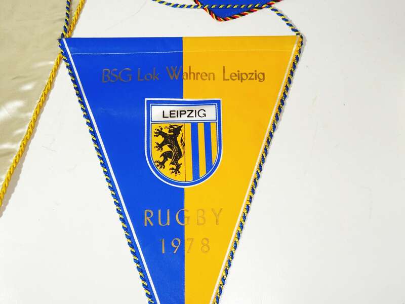 DDR Rugby Fotoalbum Wimpel Weltmeisterschaft Bukarest Sport Nachlass