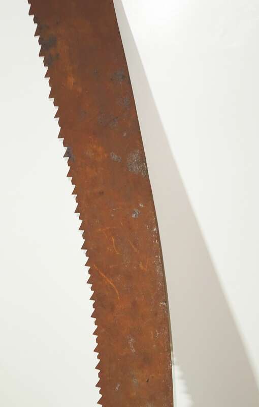 Alte Schrotsäge Hochzeit 152 cm Zweimannsäge Vintage Deko 