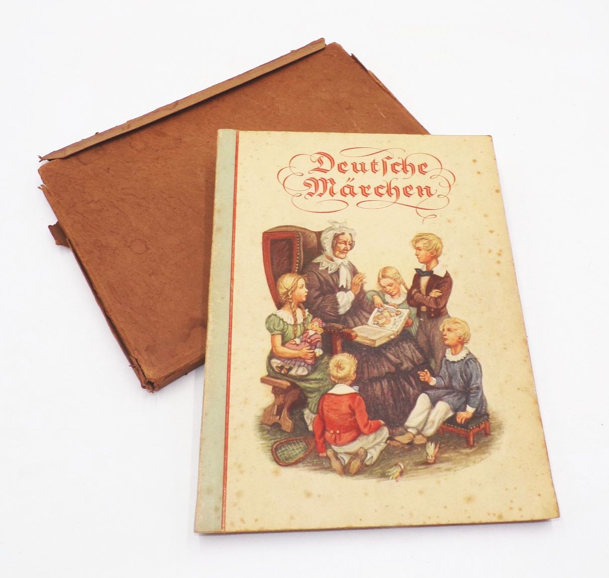Altes Sammelbilderalbum Deutsche Märchen Cigaretten Bilderdienst