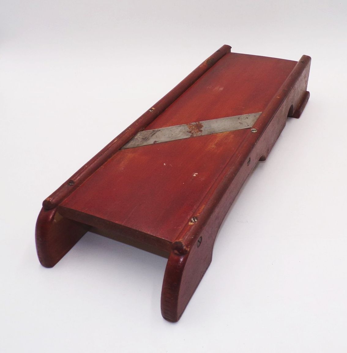 Alter Krauthobel Küchenreibe Gemüsehobel Landhaus Antik Deko 