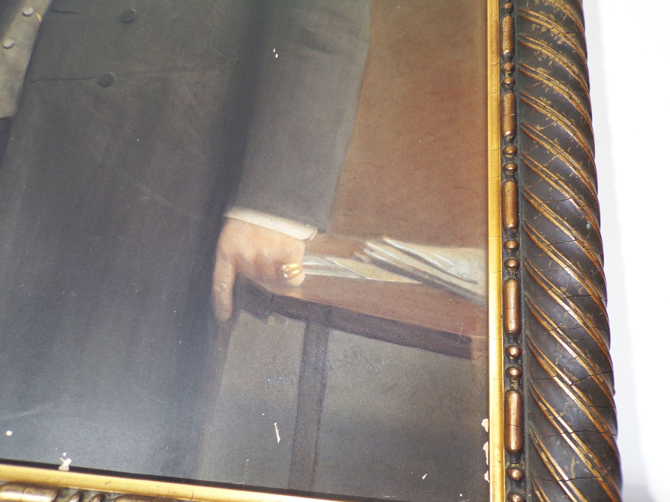 Alte Fotografien Persönlichkeiten Adel 1910 Bilderrahmen Ordensspange Foto Müller Breslau