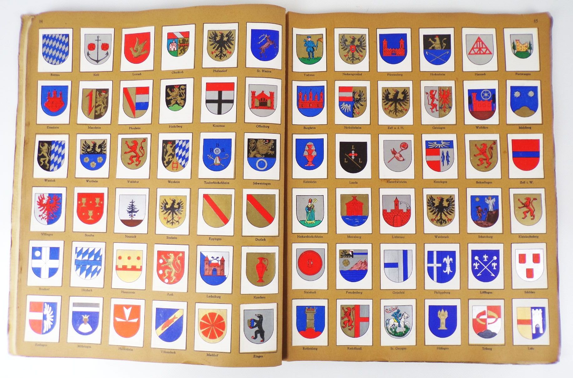 Kurmark Wappenschau Heraldik Sammelbilderalbum Kurmark Wappenschau Heraldik Sammelbilderalbum