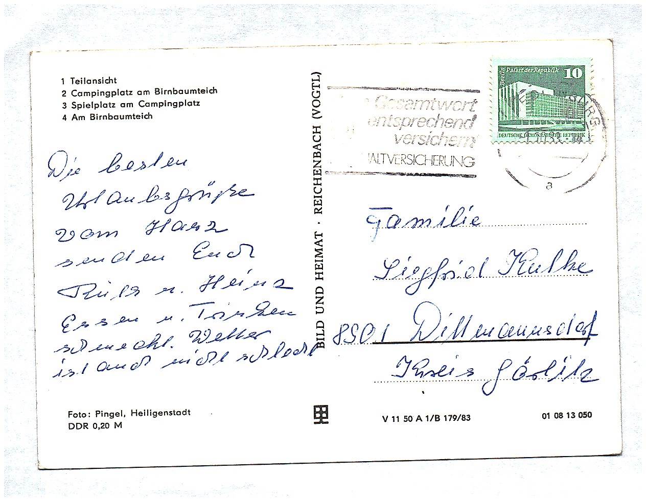 Ak Neudorf Kr Quedlinburg Teilansicht Campingplatz am Birnbaumteich Spielplatz DDR Ak Neudorf Kr Quedlinburg Teilansicht Campingplatz am Birnbaumteich Spielplatz DDR