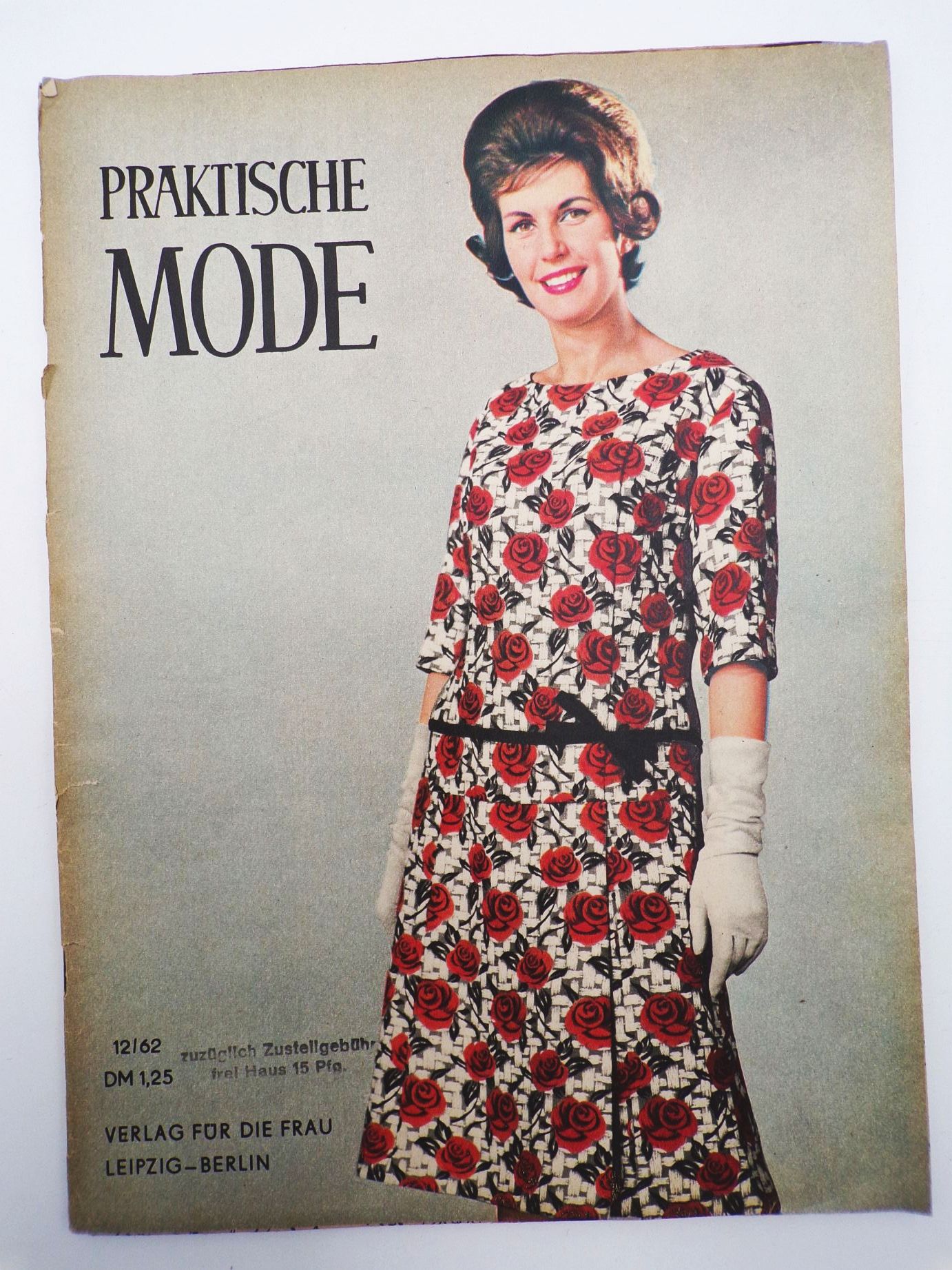 Praktische Mode Heft 12 von 1962 mit Schnittmusterbögen Handarbeits Zeitschrift DDR