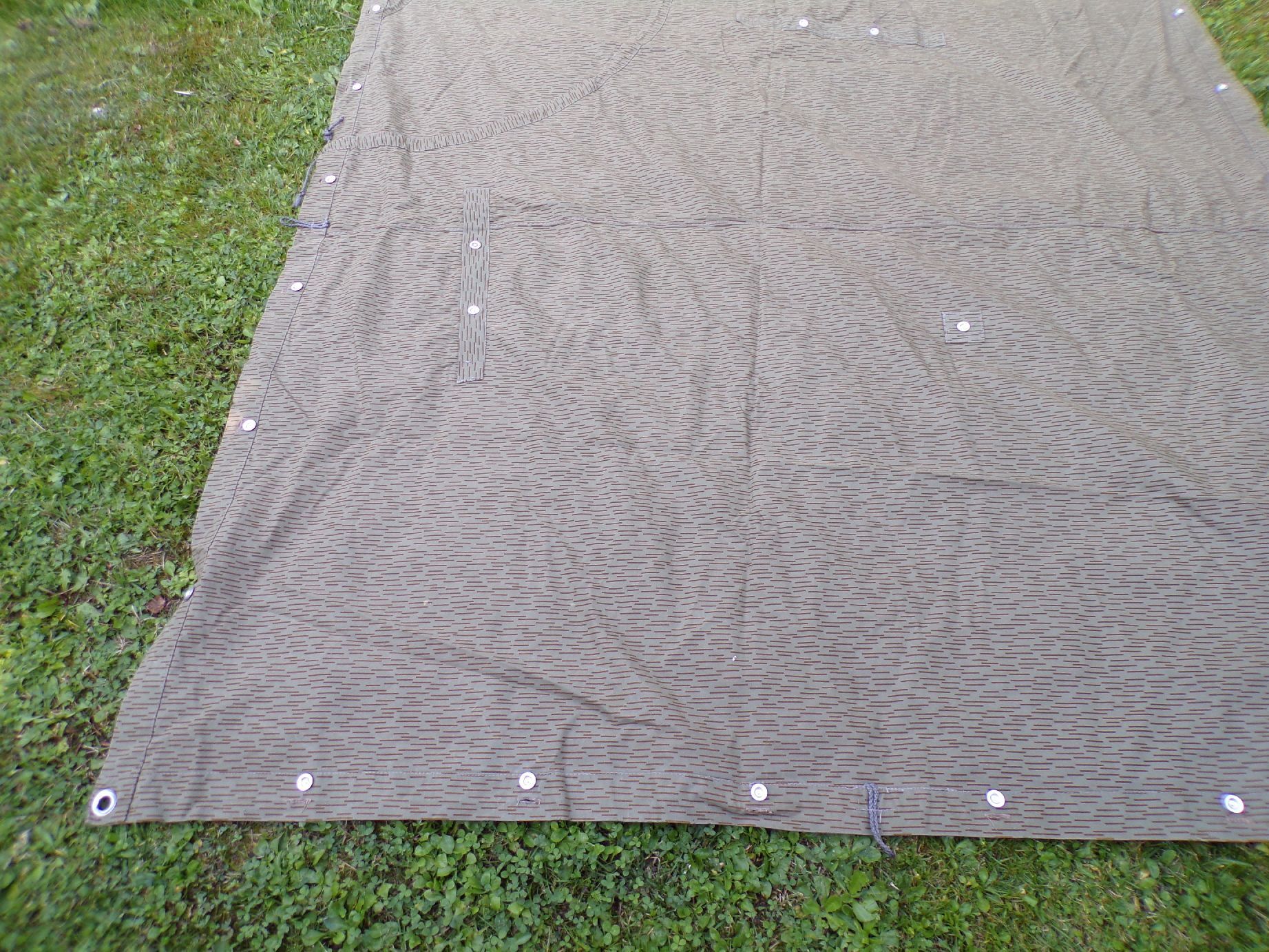 NVA Zeltplane Ein Strich kein Strich GDR 