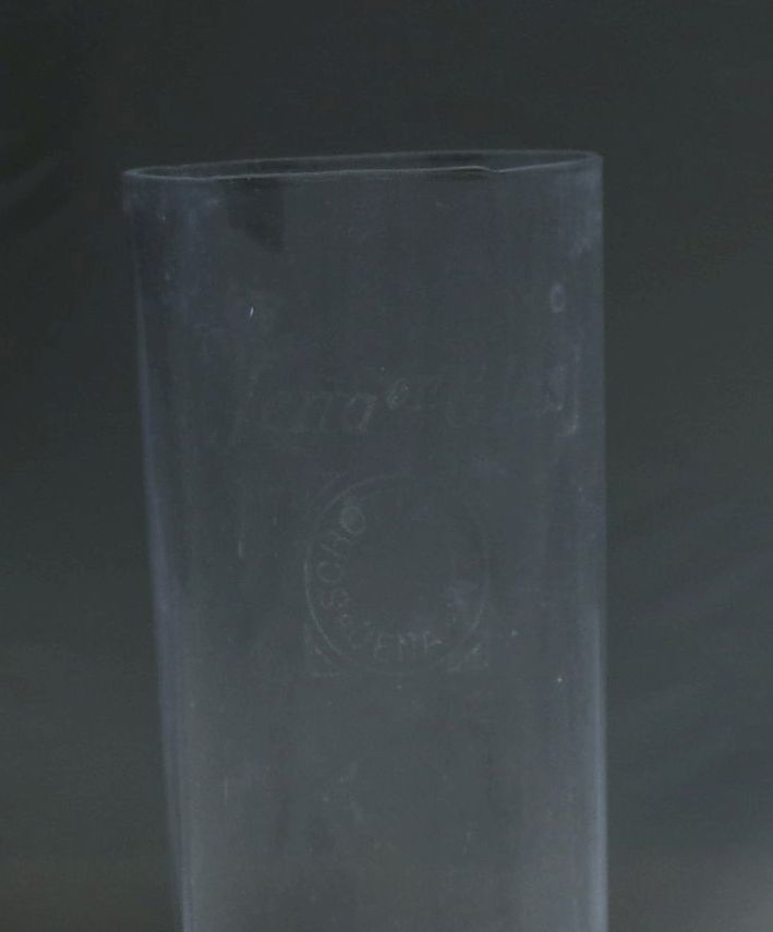 Jenaer Glas Zylinder für Petroleumlampe Aufnahme 50 mm Schott Ersatzglas